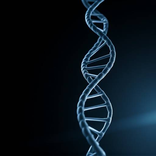 Episode artwork for 'Science Simplified' depicting a DNA strand.